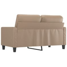 Vidaxl 2 személyes cappuccino színű műbőr kanapé 120 cm 359136