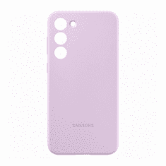 SAMSUNG Galaxy S23 SM-S911, Szilikon tok, lila, gyári (RS135981)