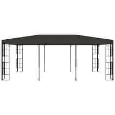 Vidaxl antracitszürke pavilon 3 x 6 m 47986