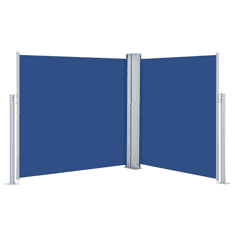 Vidaxl kék behúzható oldalsó napellenző 120 x 600 cm (48452)