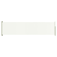 Vidaxl krémszínű behúzható oldalsó terasznapellenző 160 x 600 cm (317959)