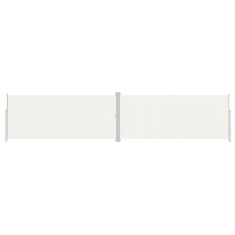 Vidaxl krémszínű behúzható oldalsó napellenző 220 x 1000 cm (318049)