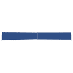 Vidaxl kék kihúzható oldalsó terasz-napellenző 170 x 1200 cm (313397)