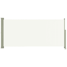 Vidaxl krémszínű kihúzható oldalsó terasznapellenző 140 x 300 cm (317833)