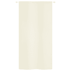 Vidaxl krémfehér oxford-szövet erkélyparaván 120 x 240 cm (148510)