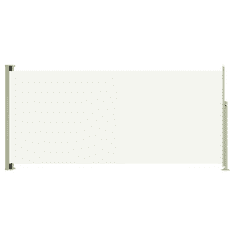 Vidaxl krémszínű kihúzható oldalsó terasz-napellenző 140 x 300 cm (317875)