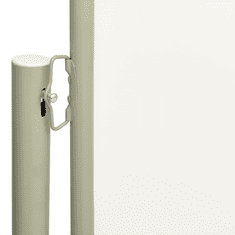 Vidaxl krémszínű kihúzható oldalsó terasznapellenző 140 x 300 cm (317833)