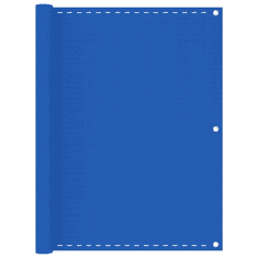 Vidaxl kék HDPE erkélyparaván 120 x 400 cm (310989)