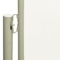 Vidaxl krémszínű kihúzható oldalsó terasz-napellenző 140 x 300 cm (317875)