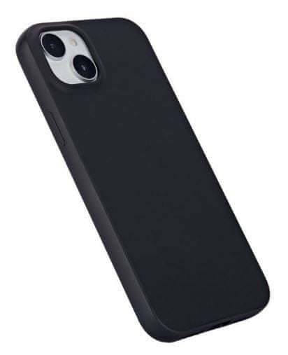 eSTUFF Soft case védőtok iPhone 15 Plus számára, 100% újrahasznosított TPU, fekete ES67101026