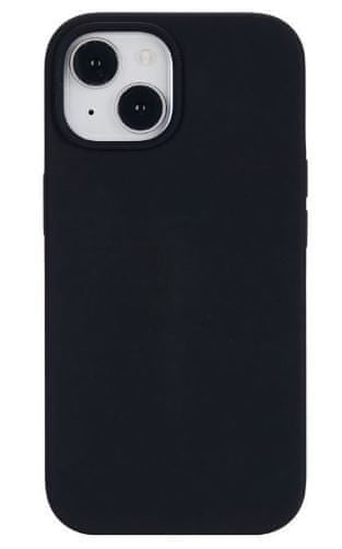 eSTUFF Silicone case védőtok iPhone 15 számára, 100% újrahasznosított TPU, fekete ES67120025