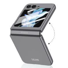 GKK GKK 360 Védőtok Samsung Galaxy Z Flip5 telefonra KP29299 ezüst