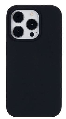 eSTUFF Silicone case védőtok iPhone 15 Pro Max számára, 100% újrahasznosított TPU, fekete ES67120028
