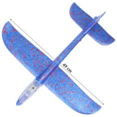 Nobo Kids Samolot Styropianowy Szybowiec 10xLED - Niebieski