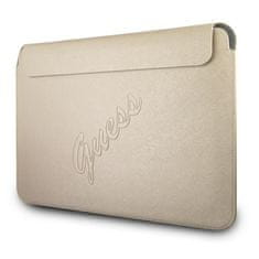 Guess  Saffiano Script számítógépes tok - 13" notebook tok (arany)