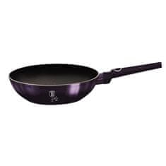 Berlingerhaus WOK serpenyő titán felülettel 28 cm Lila Eclipse kollekció BH-6633