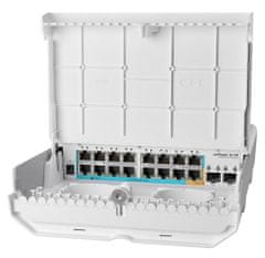 Mikrotik netPower 15FR CRS318-1Fi-15Fr-2S-OUT 16x LAN, 2x SFP, fordított POE kapcsoló