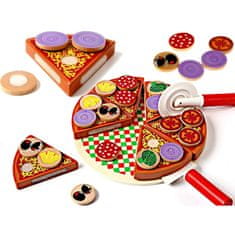 MG Pizza Set fából készült pizza játék