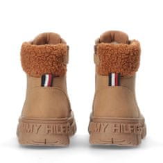 Tommy Hilfiger Cipők barna 39 EU Lace-up Bootie Cognac