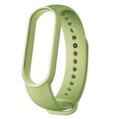 BStrap Silicone szíj Xiaomi Mi Band 5/6/7, light green