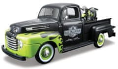 Maisto HD Ford F-1 Pickup 1948 + FL Panhead 1948, 1:24