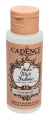 Cadence Textilfesték Style Matt Fabric - fehér / 50 ml