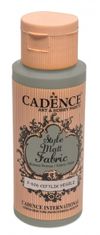 Cadence Style matt szövet textilfesték - sötétzöld / 50 ml