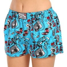 Styx 3PACK női klasszikus boxeralsó art klasszikus gumi multicolour (3K15782) - méret M