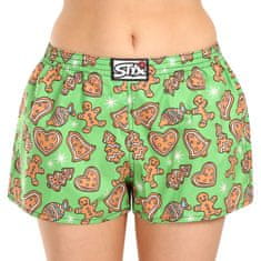 Styx 3PACK női klasszikus boxeralsó art klasszikus gumi multicolour (3K17134) - méret M