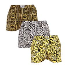 Styx Tarka art 3PACK férfi klasszikus boxeralsó klasszikus gumi (3A13025) - méret L