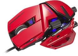 Mad Catz gaming optikai egér R.A.T. 8+ ADV piros