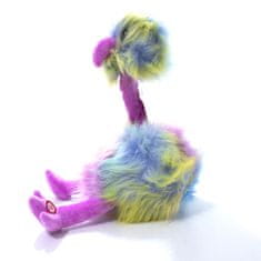 BigBuy Zenélő, táncoló strucc szivárvány színű séróval (BBJ)