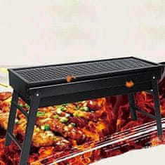 BigBuy Kompakt méretű grill nyári sütögetésekhez - akár teraszon is használható (BBA)