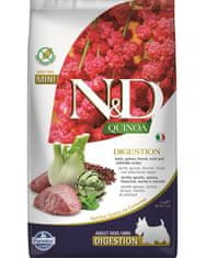 Farmina Granulátum kutyáknak N&D kutya QUINOA (GF) felnőtt mini, emésztés, bárány 2,5 kg