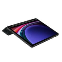 TKG Tablettok Samsung Galaxy Tab S9 FE 10,9 coll (SM-X510, SM-X516) - fekete smart case ceruza tartóval