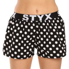 Styx Pöttyös art női boxeralsó sport gumi (T1650) - méret XL