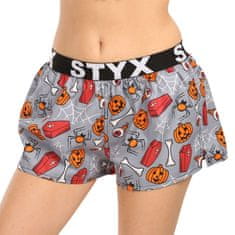 Styx Női klasszikus boxeralsó art sport gumi Halloween koporsó (T1752) - méret XL