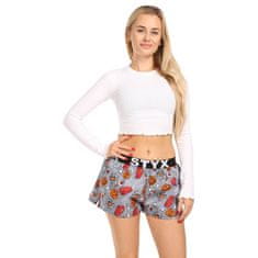 Styx Női klasszikus boxeralsó art sport gumi Halloween koporsó (T1752) - méret XL