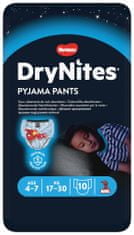 Huggies HUGGIES DryNites eldobható pelenkázó bugyi fiúnak 4-7 éves korig (17-30 kg) 10 db