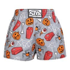 Styx Gyerekek klasszikus boxeralsó art klasszikus gumi Halloween koporsó (J1752) - méret 4-5 éves