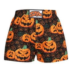 Styx Gyerekek klasszikus boxeralsó art klasszikus gumi Halloween tök (J1755) - méret 4-5 éves