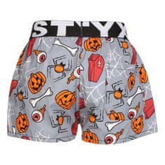 Styx Gyerekek klasszikus boxeralsó művészet sport gumi Halloween koporsók (BJ1752) - méret 6-8 éves