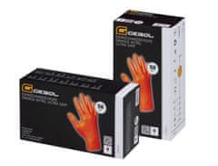 GEBOL ORANGE NITRIL ULTRA GRIP munkakesztyű méret M 50db