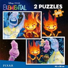 EDUCA Puzzle Az elemek között 2x100 darabos puzzle