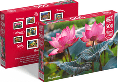 Cherry Pazzi Puzzle Rózsaszín lótuszvirágok 500 darab