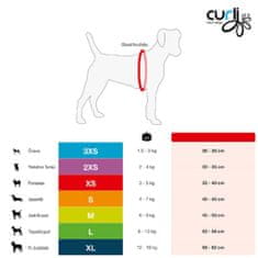 curli Hám kutyáknak csatos Merinó gyapjú Fekete L, 8-13 kg, fekete L, 8-13 kg