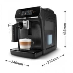 PHILIPS 2300-as sorozatú automata kávéfőzőgép LatteGo, EP2336/40