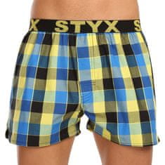 Styx 3PACK Tarka férfi klasszikus boxeralsó sport gumi (3B11456) - méret S