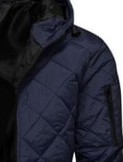 Recea Férfi téli kabát Mahdi tengerészkék XL
