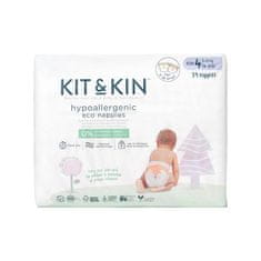 Kit & Kin Eldobható Eco 4 pelenkák (9-14 kg) 34 db